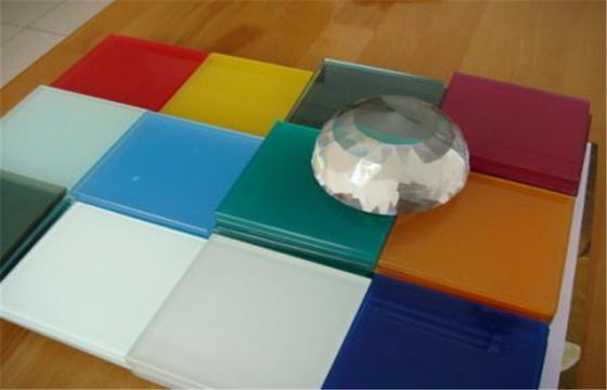 19mm 20mm 25mm Scherm drukte Glas Laag Ijzer Gelamineerd Rood/Groen