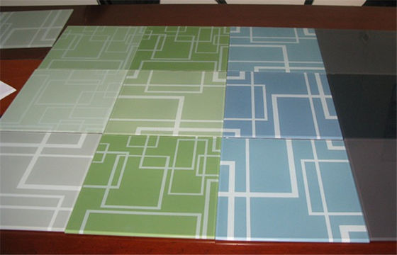 Het vensterscherm drukte Glasraad, Ceramische Gefrite Glascomités