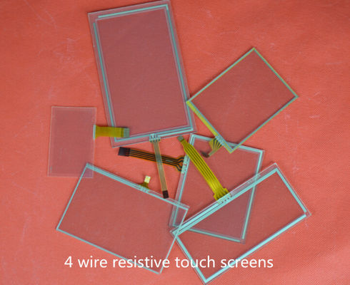 น้ำหนักเบา Resistive Touch Screen ล่างด้านบนกระจกฟิล์ม 2 นิ้ว - 25 นิ้ว
