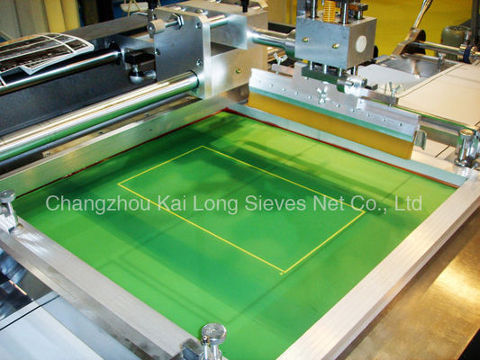 Serigrafi için Sarı 80 32T Monofilament Polyester Mesh, düşük uzama