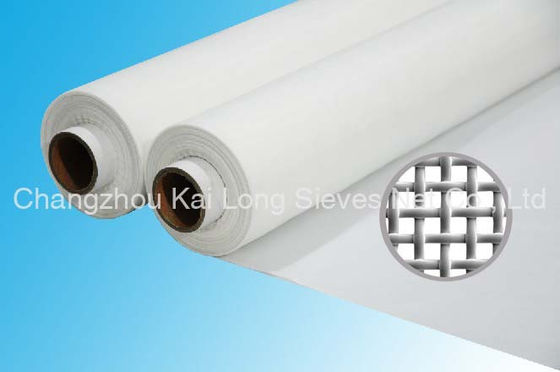Serigrafi için Sarı 80 32T Monofilament Polyester Mesh, düşük uzama