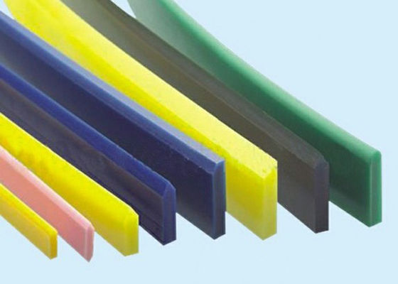 विलायक प्रतिरोधी पु Polyurethane स्क्रीन प्रिंटिंग Squeegee ब्लेड स्क्रेपर