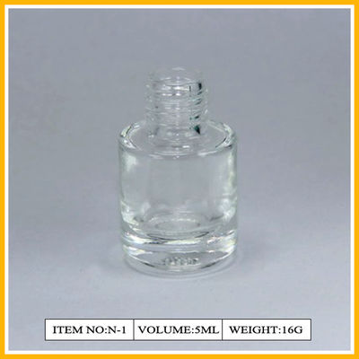 सिल्क स्क्रीन प्रिंटिंग ग्लास कंटेनर नेल पॉलिश की बोतल 5ml