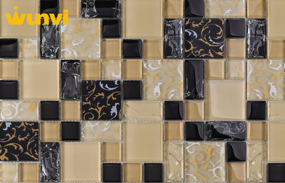 Professionele Zilveren van de Muurbacksplash van Shinning Hotal van de het Mozaïekkunst het Glastegel