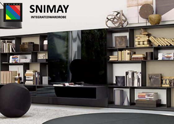 کتاب سیاه تزئینی پایه کابینت ها مدرن برای اتاق نشیمن، اتاق خواب
