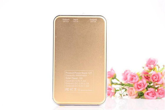 OEM Waterdichte Draagbare Zonnemachtsbank voor de Zwarte Gouden Oranje Blauwe Multikleur van Iphone6