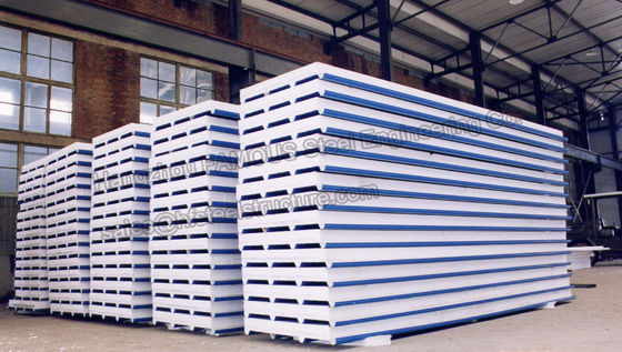 Płyty warstwowe EPS izolowane styropianem do konstrukcji metalowych System dachowy
