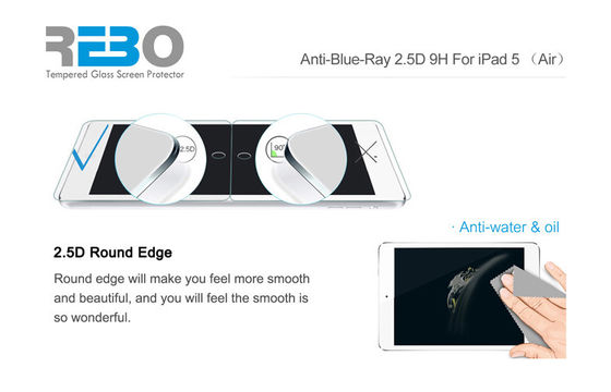 ความละเอียดสูงกันรอยหน้าจอป้องกันน้ำป้องกัน Blue Ray สำหรับ iPhone5 5S 5C