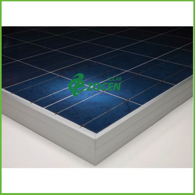 230W 発電所のための低い鉄の高い transmision の多結晶性太陽電池パネル