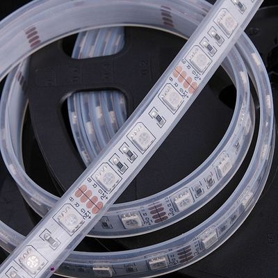 DC12V 5050 RGB انعطاف پذیر LED نوار چراغ کم قدرت تئاتر 14.4W EPISTAR تراشه