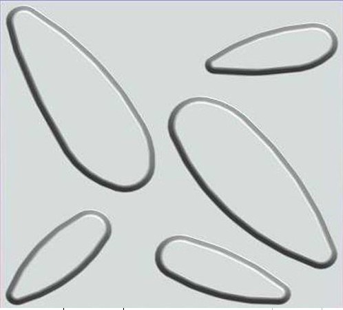 Modern Ringan Gypsum 3D Dinding Panel, serat tanaman 3D Dinding Meliputi 300 * 300 mm