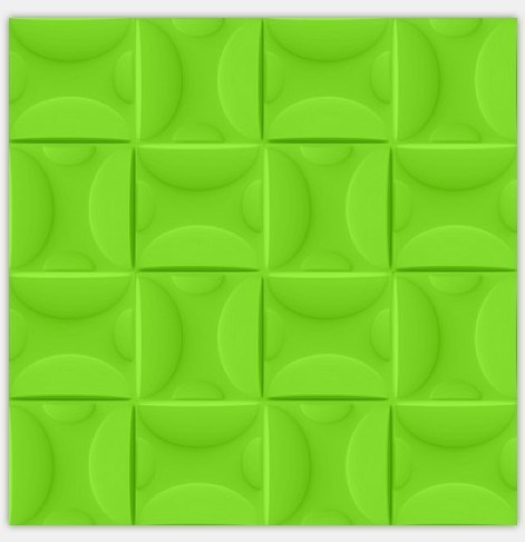 Papéis de parede 3D decorativos roxos/da cozinha moderna plástica elétrica dos painéis parede 3D do verde