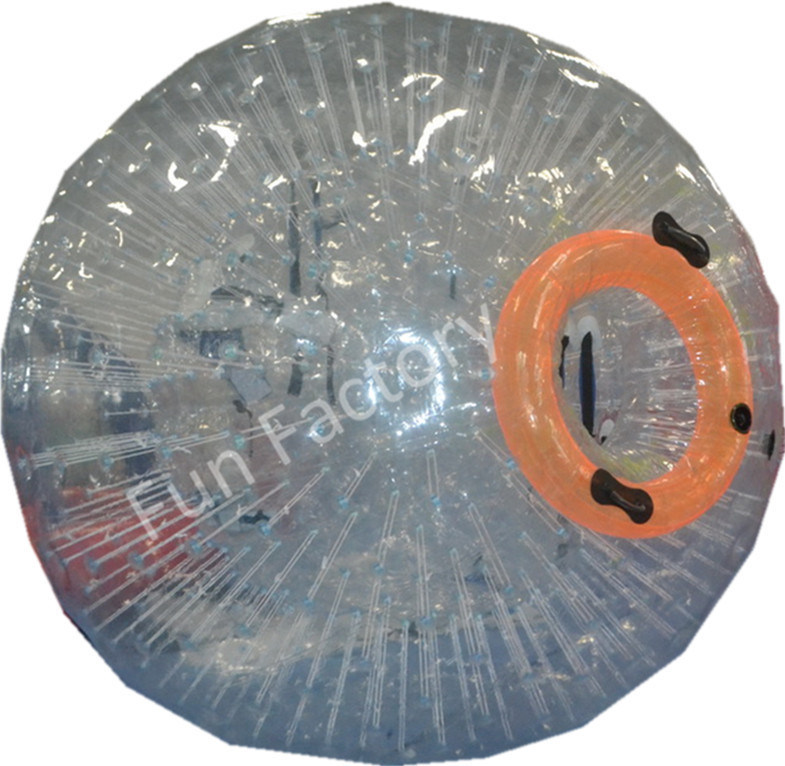 巨大なガラス玉の膨脹可能な Zorb の球のサッカー、透明な色