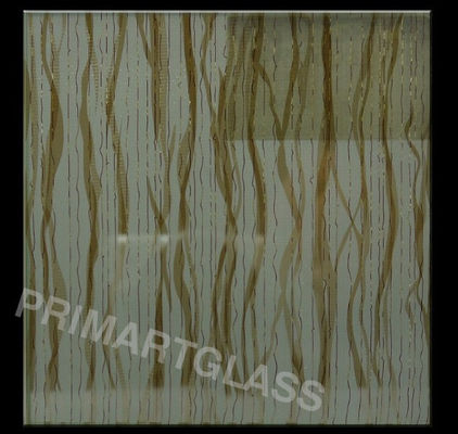 Brown Vải Tempered dán kính Đối với cửa ra vào, an toàn Tempered Glass